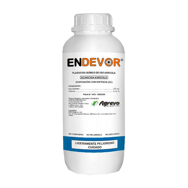 Acaricida Agrícola Endevor 250ml Agrevo