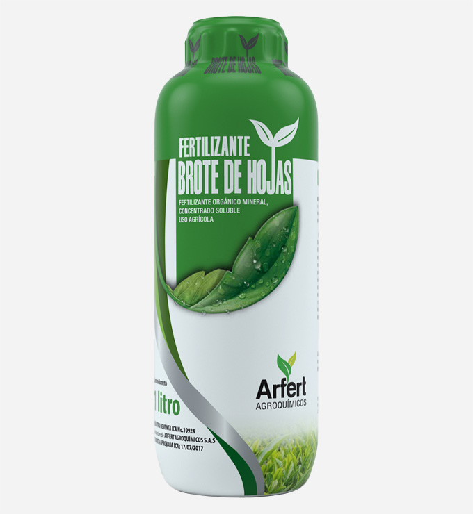 Fertilizante Organico Brote de Hojas 1L Arfert