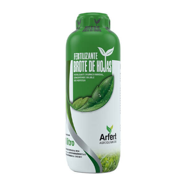 Fertilizante Organico Brote de Hojas 1L Arfert